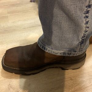 Justin Men's Driscoll Western Steel Toe Work Boot Size 10.5 WK2111